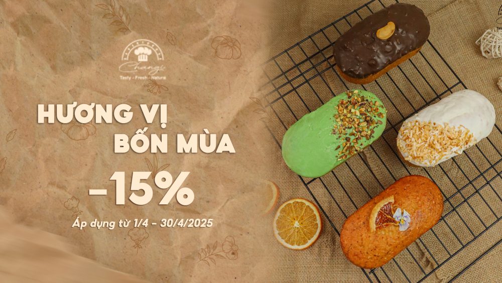 Khuyến Mãi Tháng 4: Giảm 15% Khi Mua BST “Hương Vị 4 Mùa”